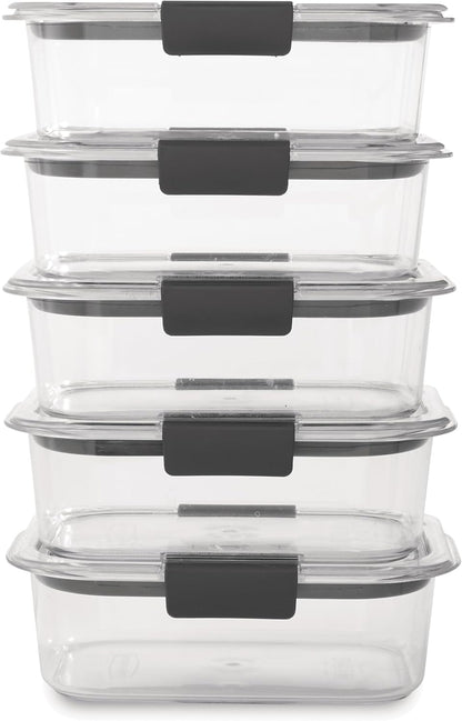 Lunch Meal Prep & Leftovers Containers Set of 5 (3.2 Cup)